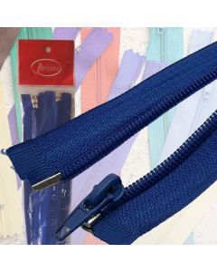 Paq. Cierre de Nylon Separable Azul Rey 70 cm