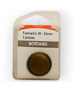 Botones en Cajita 23 mm Bronce Mod.1573681