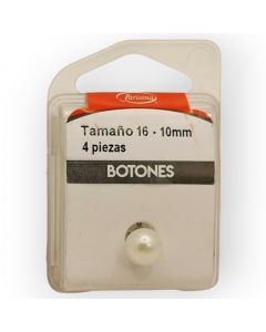 Botones en Cajita 10 mm Blanco Perla Mod.2181601