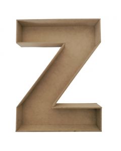 Letra Hueca Z Natural