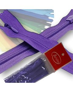 Paq. Cierre Invisible Morado 20 cm