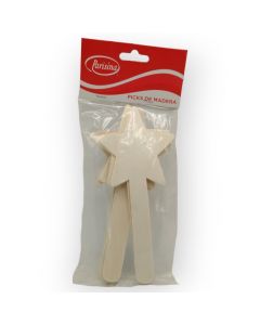 Pick de Madera Estrellas 15.5 cm