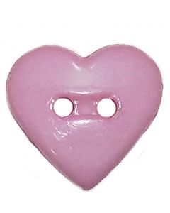 Boton Corazón Rosa #24
