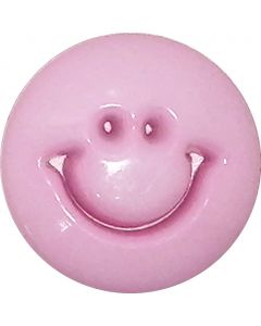 Botón Cara Feliz Rosa #24