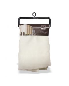 Cortina Tergal Hueso con Dobladillo 4 pzas
