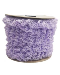 Encaje Valenciano Plisado #2 G165418 Lila 3 Cm