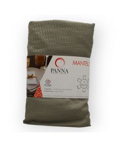 Mantel Decorativo Redondo Atenas Maquinilla Perla Diamante