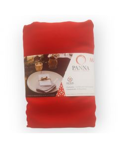 Mantel Decorativo Cuadrado Tergal Liso Rojo Liso