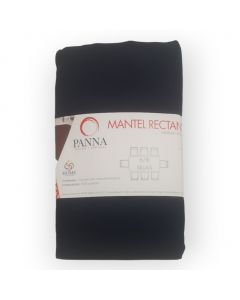 Mantel Decorativo Rectangular Tergal Liso Azul Marino Liso Mediano