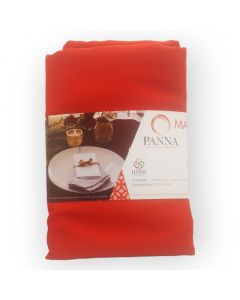 Mantel Decorativo Rectangular Tergal Liso Rojo Liso Grande