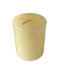 Cirio Cilíndrico Liso Crema 5 X 6 cm