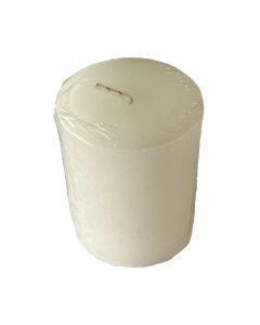 Cirio Cilíndrico Liso Blanco 5 X 6 cm