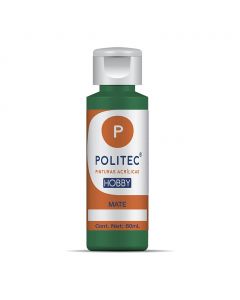 Pintura Acrílica Politec Verde Oro de 60 ml