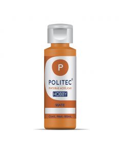 Pintura Acrílica Politec Naranja Claro de 60 ml