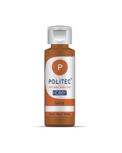 Pintura Acrílica Politec Terracota de 60 ml