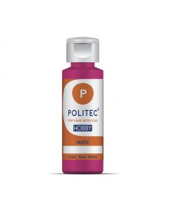 Pintura Acrílica Politec Magenta de 60 ml