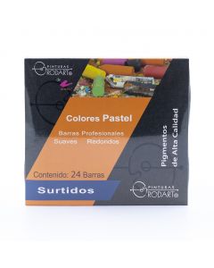 Juego pasteles suaves redondos c/24 Rodart No.13875