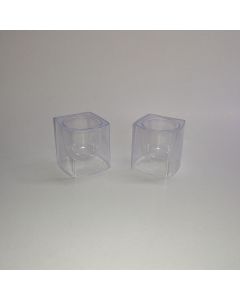 Vaso de Plástico Doble Transparente