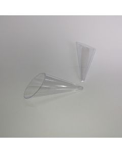 Cono de plástico Transparente