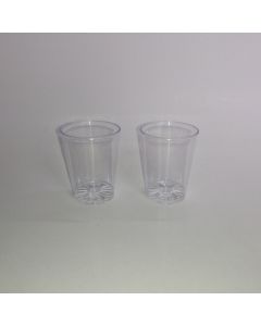 Vaso de Plástico Mini Transparente