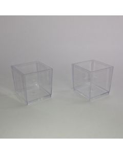 Cubo Plástico Transparente