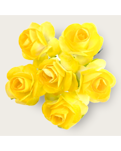 Rosa de Papel Parisina Amarillo Mod.LMA1128