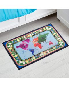 Tapete Infantil Multicolor Mapa