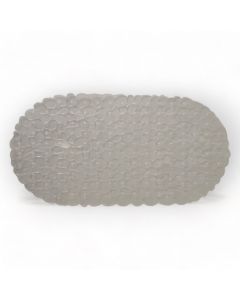 Tapete de baño Pvc Transparente Piedras
