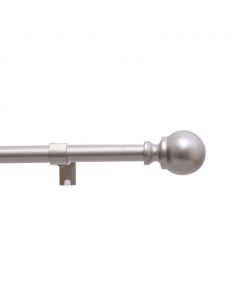 Cortinero Decorativo Panna Ball 19 mm 91 - 168 cm Plata