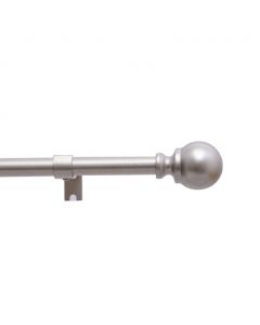 Cortinero Decorativo Panna Ball 19 mm 91 - 168 cm Plata