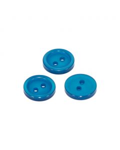 Botón Para Costura Y Manualidades Azul Turquesa #18 13 mm Mod.5019