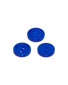 Botón Para Costura Y Manualidades Azul Rey #20 13 mm Mod.5019