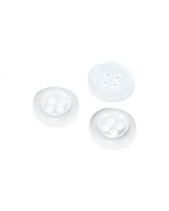 Botón Para Costura Y Manualidades Blanco #20 13 mm Mod.5070