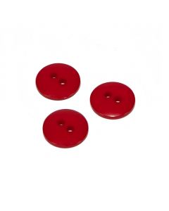Botón Para Costura Y Manualidades Rojo #24 15 mm Mod.10022