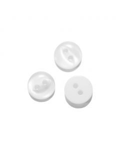 Botón Para Costura Y Manualidades Blanco #18 11 mm Mod.15003