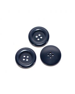 Botón Para Costura Y Manualidades Azul Marino #36 23 mm Mod.10225-36