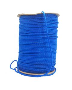 Cordón Macramé Azul Turquesa