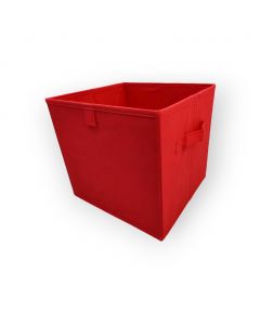 Caja Organizadora de Lona Acapulco Rojo Mediano