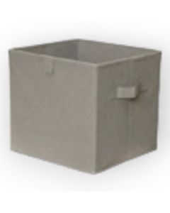 Caja Organizadora de Lona Acapulco Gris Plata Grande