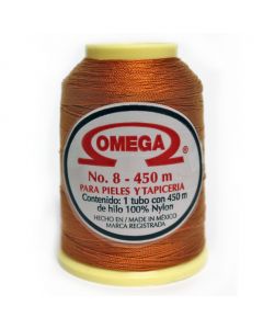 Hilo Nylon #8 color Mostaza Paquete de 12 pzs