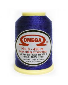 Hilo Nylon #8 color Azul Rey Intenso Paquete de 12 pzs