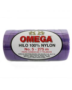 Hilo Nylon #5 color Morado Paquete de 6 pzs