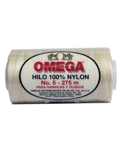 Hilo Nylon #5 color Manta Paquete de 6 pzs