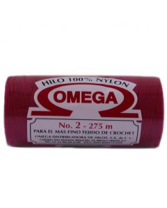 Hilo Nylon #2 color Fiusha Paq. con 12 pzs