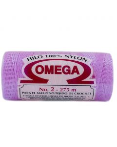 Hilo Nylon #2 color Lila Paq. con 12 pzs