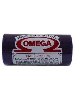 Hilo Nylon #2 color Morado Paq. con 12 pzs