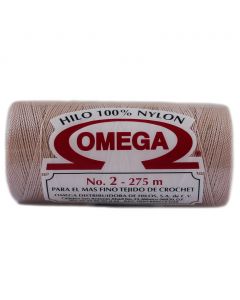 Hilo Nylon #2 color Beige Paq. con 12 pzs