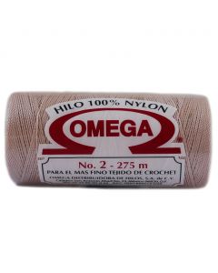 Hilo Nylon #2 color Beige Paq. con 12 pzs