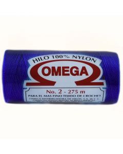 Hilo Nylon #2 color Azul Rey Paq. con 12 pzs