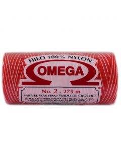 Hilo Nylon #2 Matizado color Naranja paquete de 12 pzs